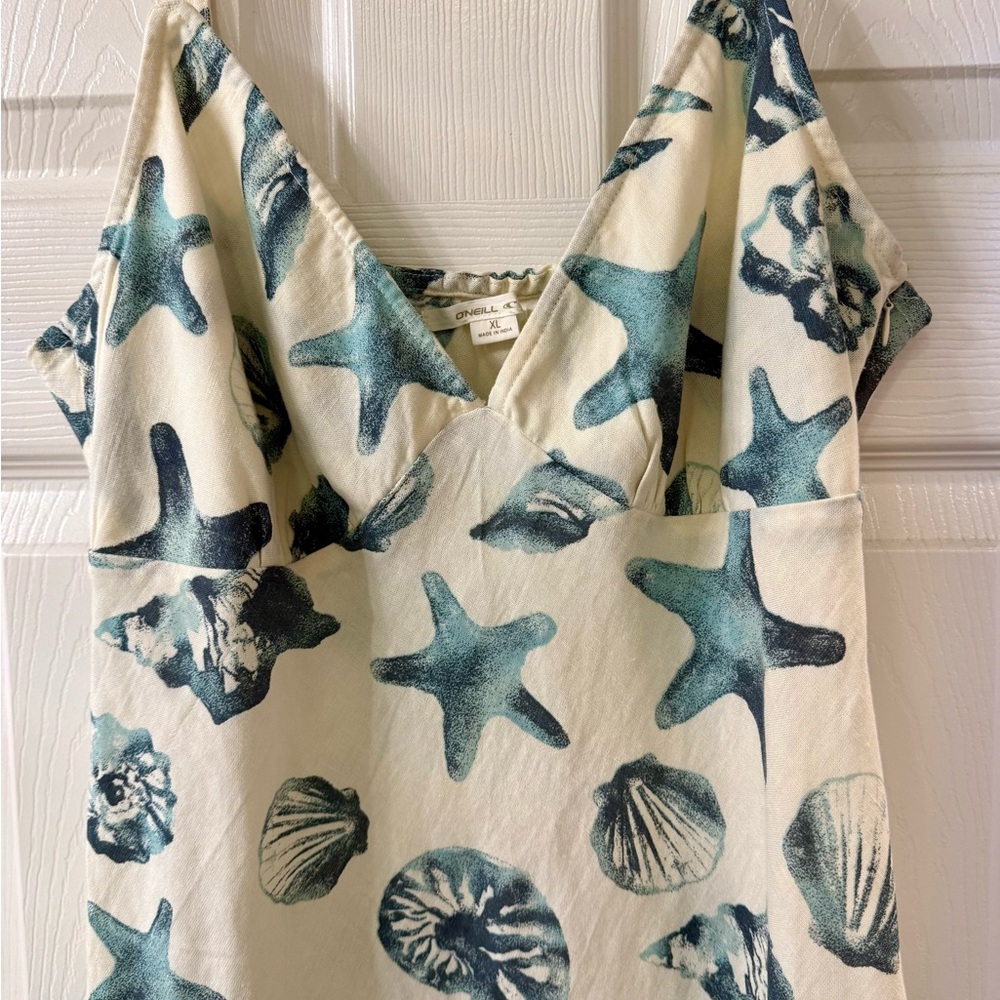 🎀 O’Neill Women’s Luana Sea Shell Midi Slip Dress